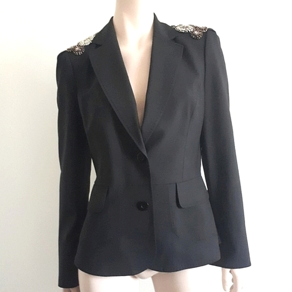 Anne Klein | Beading Embellished Pant Suit - Picture 4 of 12